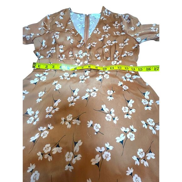 Saltwater Luxe Floral Mini Dress - Size S - Picture 9 of 16